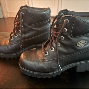 Harley-Davidson Black Ankle Boots